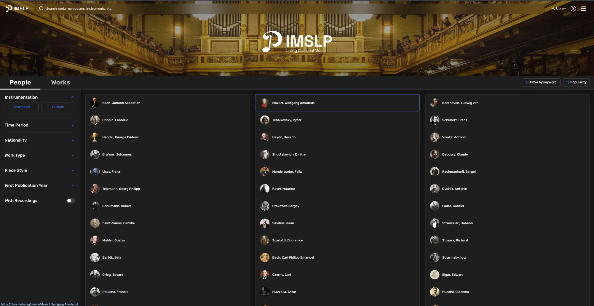 IMSLP - International Music Score Library Project