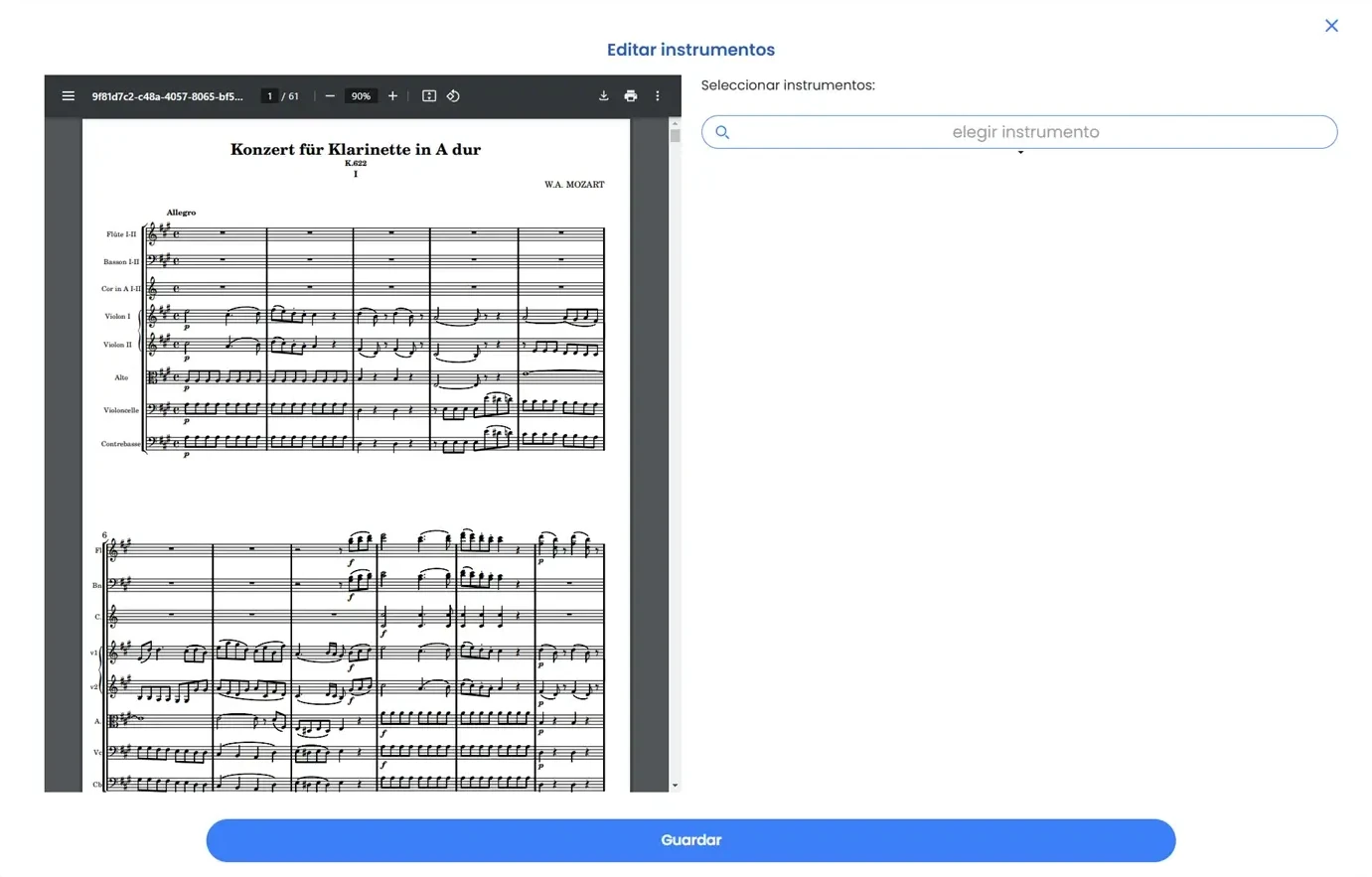 Repositorio Partituras Amadeus Magister