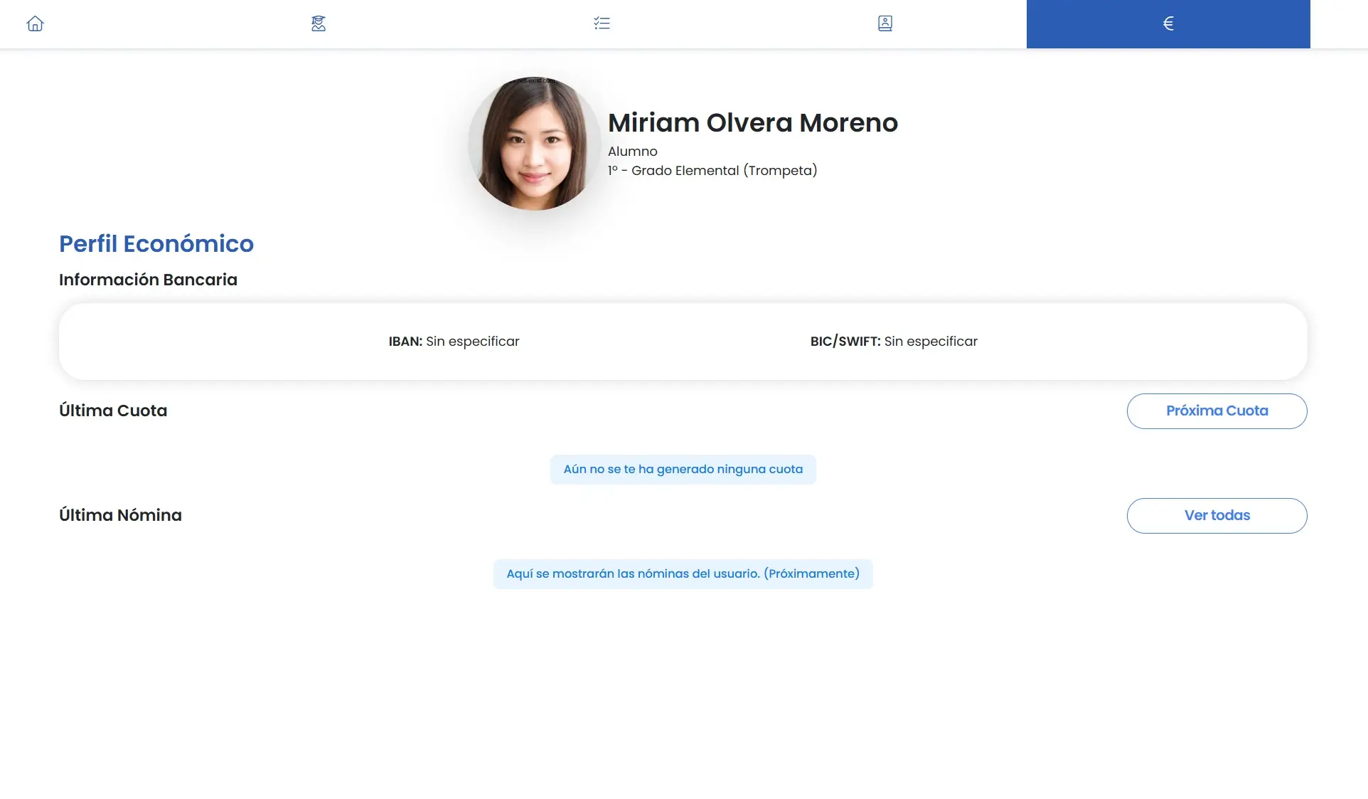 Panel de generación de remesas SEPA en Amadeus con estado de domiciliaciones bancarias